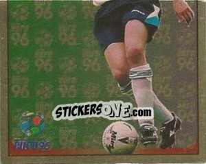 Sticker David Platt - UEFA Euro England 1996 n. 8a - Merlin