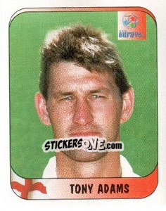 Sticker Tony Adams - UEFA Euro England 1996 n. 12 - Merlin