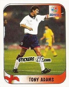 Sticker Tony Adams - UEFA Euro England 1996 n. 12a - Merlin