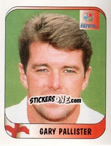 Sticker Garry Pallister - UEFA Euro England 1996 - Merlin