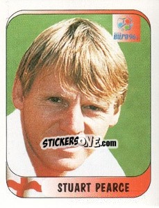Sticker Stuart Pearce - UEFA Euro England 1996 n. 16 - Merlin