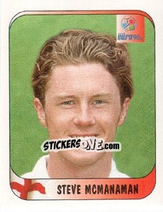 Sticker Steve McManaman - UEFA Euro England 1996 n. 19 - Merlin