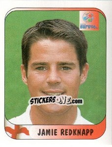 Sticker Jamie Redknapp - UEFA Euro England 1996 - Merlin