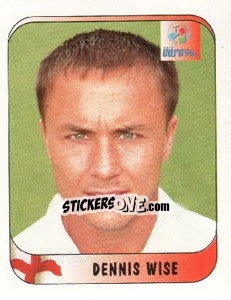 Sticker Dennis Wise - UEFA Euro England 1996 n. 22 - Merlin