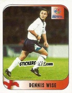 Sticker Dennis Wise - UEFA Euro England 1996 n. 22a - Merlin