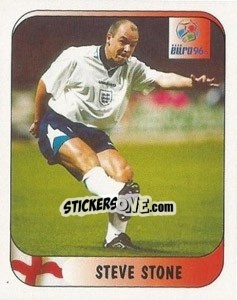 Sticker Steve Stone - UEFA Euro England 1996 n. 24a - Merlin
