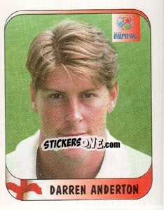 Sticker Darren Anderton - UEFA Euro England 1996 n. 25 - Merlin