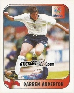 Sticker Darren Anderton - UEFA Euro England 1996 n. 25a - Merlin