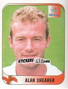 Sticker Alan Shearer - UEFA Euro England 1996 n. 26 - Merlin