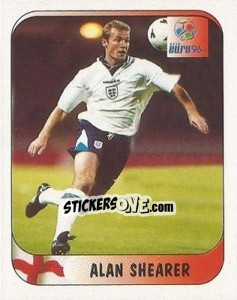 Sticker Alan Shearer - UEFA Euro England 1996 n. 26a - Merlin