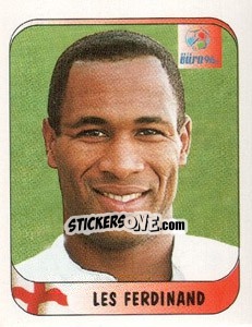 Cromo Les Ferdinand - UEFA Euro England 1996 - Merlin