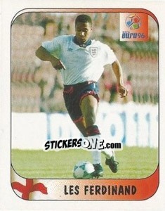 Sticker Les Ferdinand - UEFA Euro England 1996 n. 28a - Merlin