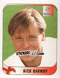 Sticker Nick Barmby - UEFA Euro England 1996 - Merlin