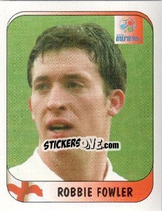 Sticker Robbie Fowler - UEFA Euro England 1996 n. 30 - Merlin