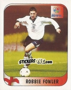 Sticker Robbie Fowler - UEFA Euro England 1996 - Merlin