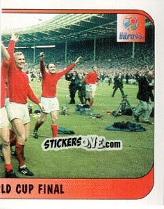 Sticker 1966 World Cup Final - UEFA Euro England 1996 n. 32 - Merlin