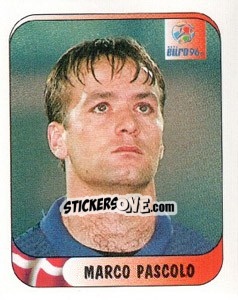 Sticker Marco Pascolo - UEFA Euro England 1996 n. 35 - Merlin