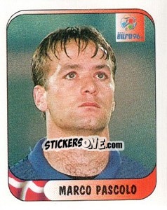 Figurina Marco Pascolo - UEFA Euro England 1996 - Merlin