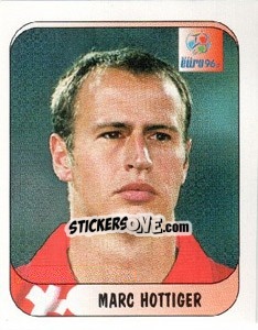 Sticker Marc Hottiger - UEFA Euro England 1996 - Merlin