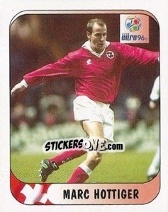 Sticker Marc Hottiger - UEFA Euro England 1996 - Merlin