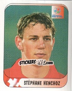 Cromo Stephane Henchoz - UEFA Euro England 1996 n. 38 - Merlin