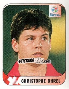 Cromo Christophe Ohrel - UEFA Euro England 1996 - Merlin