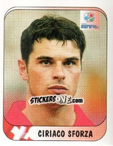 Sticker Ciriaco Sforza - UEFA Euro England 1996 - Merlin