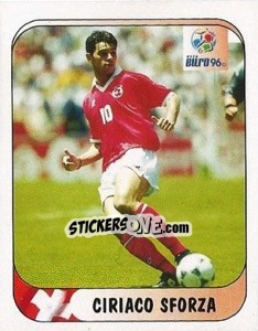 Cromo Ciriaco Sforza - UEFA Euro England 1996 n. 42a - Merlin