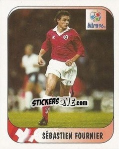 Sticker Sebastiean Fournie - UEFA Euro England 1996 n. 43a - Merlin