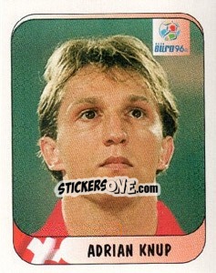 Figurina Adrian Knup - UEFA Euro England 1996 n. 45 - Merlin