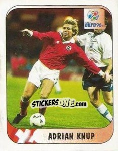 Sticker Adrian Knup - UEFA Euro England 1996 - Merlin