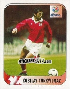 Sticker Kubilay Turkylmaz - UEFA Euro England 1996 - Merlin