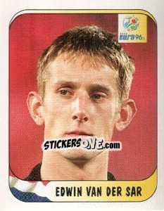 Sticker Edwin van der Sar - UEFA Euro England 1996 n. 50 - Merlin