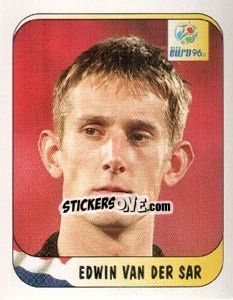 Sticker Edwin van der Sar - UEFA Euro England 1996 - Merlin