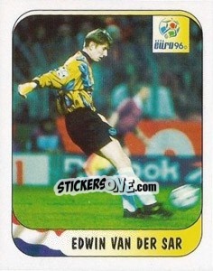 Sticker Edwin van der Sar - UEFA Euro England 1996 n. 50a - Merlin