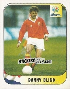 Sticker Danny Blind - UEFA Euro England 1996 n. 52a - Merlin