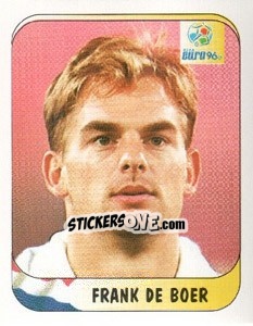Sticker Frank De Boer - UEFA Euro England 1996 n. 54 - Merlin