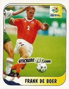 Figurina Frank De Boer - UEFA Euro England 1996 - Merlin