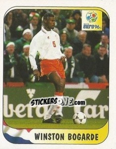 Sticker Winston Bogarde - UEFA Euro England 1996 - Merlin