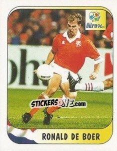 Figurina Ronald De Boer - UEFA Euro England 1996 - Merlin