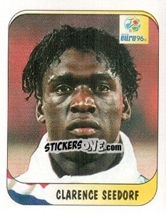 Sticker Clarence Seedorf - UEFA Euro England 1996 n. 59 - Merlin