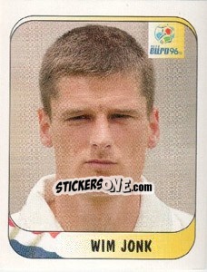 Sticker Wim Jonk - UEFA Euro England 1996 - Merlin