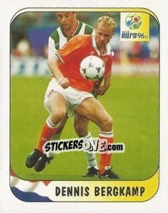 Sticker Dennis Bergkamp - UEFA Euro England 1996 n. 62a - Merlin
