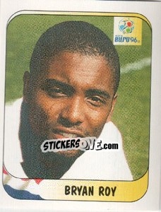 Figurina Bryan Roy - UEFA Euro England 1996 n. 63 - Merlin