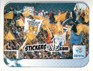 Sticker Scotland Fans - UEFA Euro England 1996 - Merlin