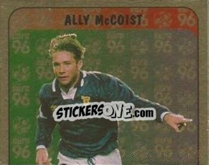 Sticker Ally McCoist - UEFA Euro England 1996 n. 72a - Merlin