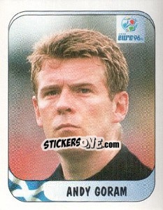 Sticker Andy Goram - UEFA Euro England 1996 n. 74 - Merlin