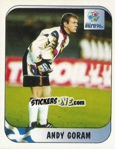 Sticker Andy Goram - UEFA Euro England 1996 n. 74a - Merlin