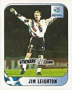 Sticker Jim Leighton - UEFA Euro England 1996 n. 75a - Merlin