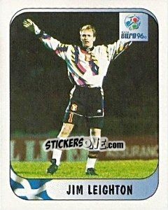 Sticker Jim Leighton - UEFA Euro England 1996 - Merlin